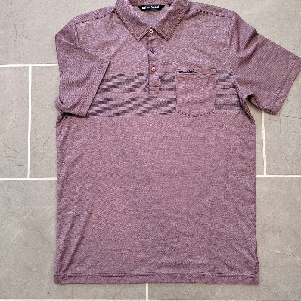 Travis Mathew Heather Mauve Wine Lindquist Beach
